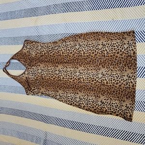 Finesse Sequined Halter Dress in Leopard